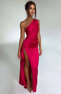 Satin Evening Grown Maxi Dress
