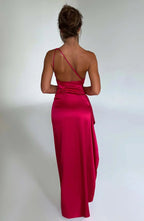Satin Evening Grown Maxi Dress
