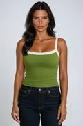 La Riviera Contrast Cami Top