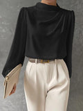 Women's Stylish Bishop Sleeve Blouse