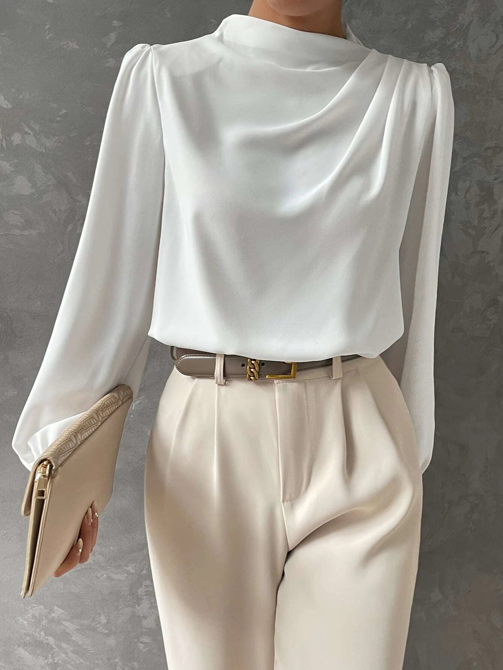 Women's Stylish Bishop Sleeve Blouse