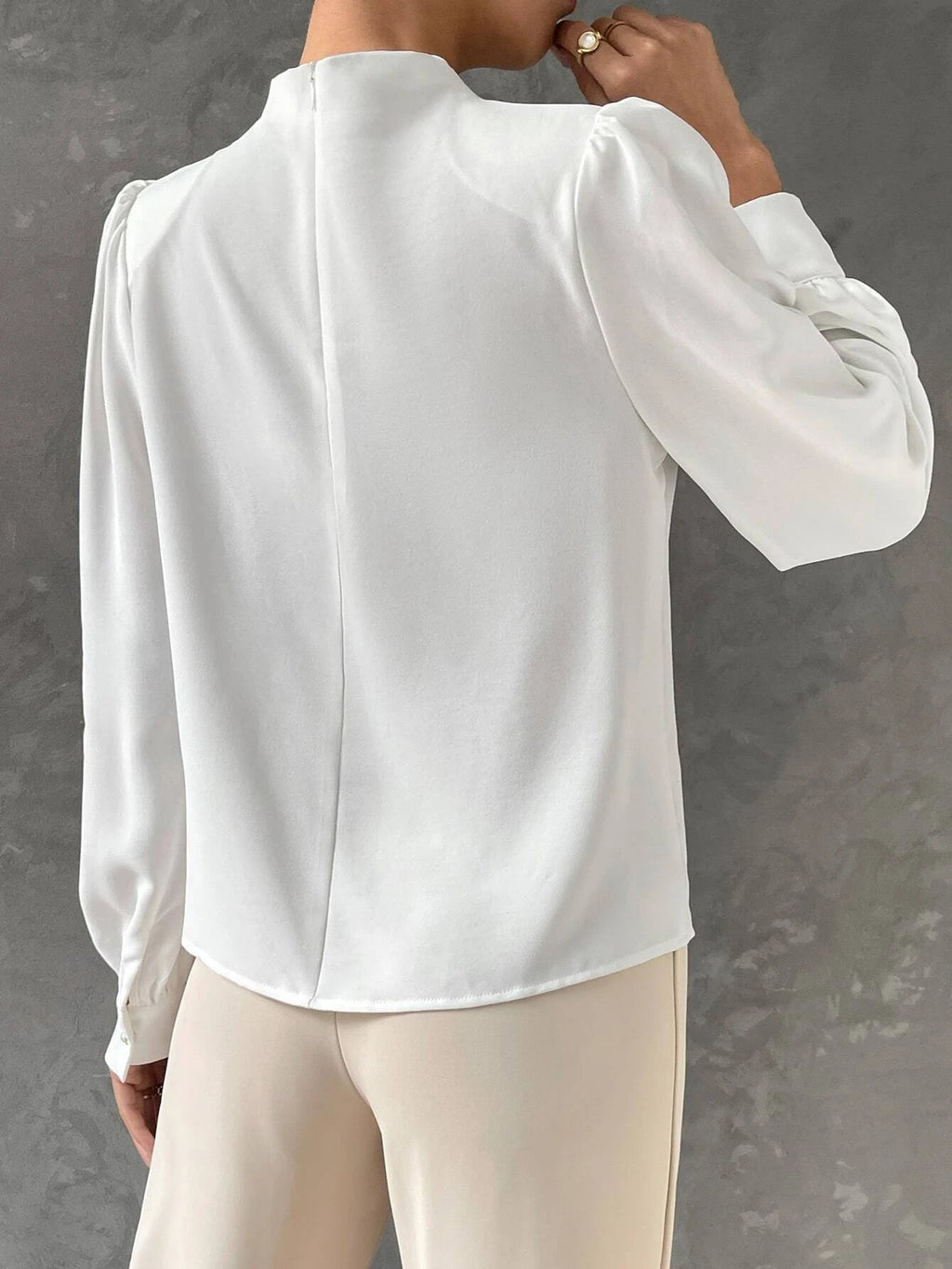 Women's Stylish Bishop Sleeve Blouse