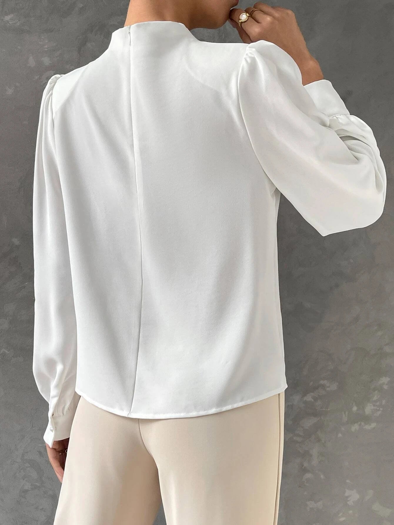 Women's Stylish Bishop Sleeve Blouse