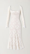 Livilla Long Lace Wedding Guest Maxi Dress