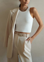 Sculpted Ease Ribbed Tank Top