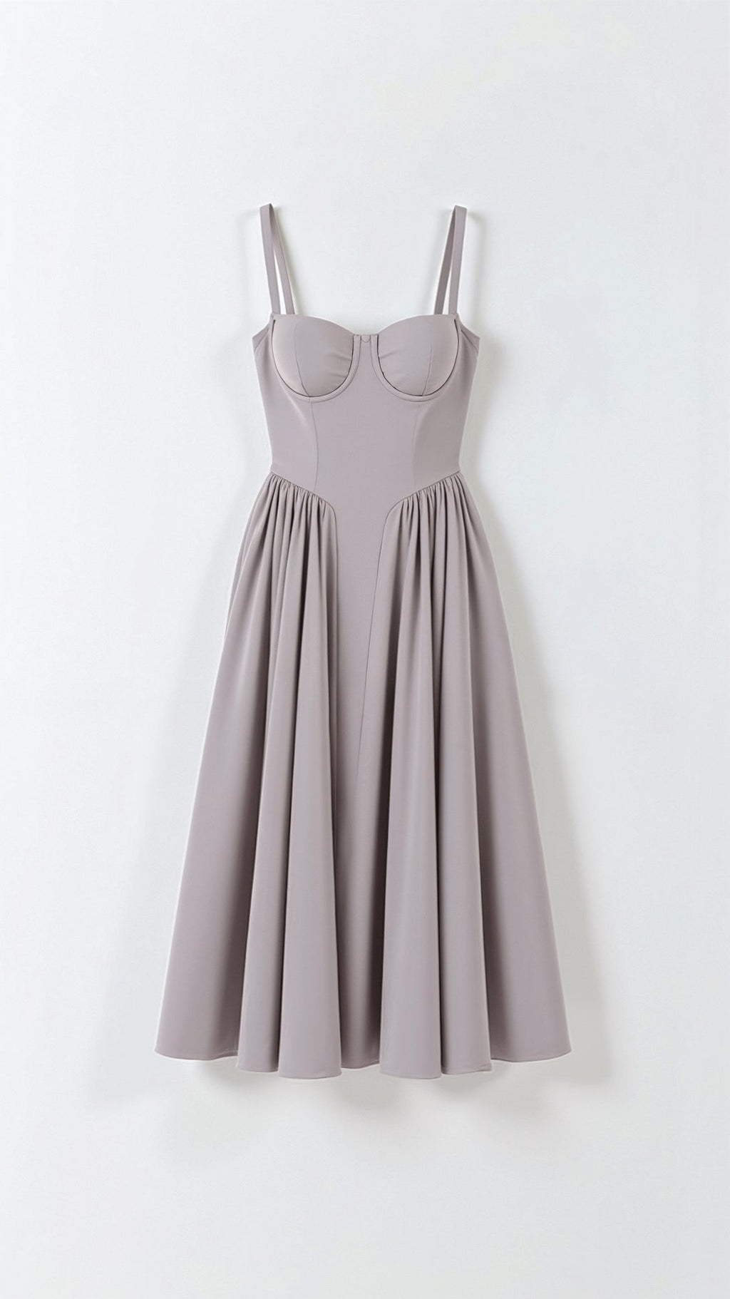 Odette Cute Corset Cocktail Midi Dress