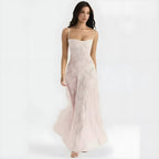 Annabelle Lace Wedding Guest Maxi Dress