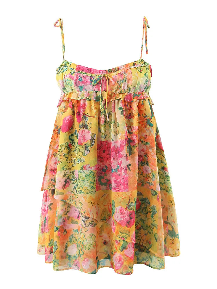 Amalfi Floral Summer Mini Dress