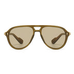 Jade Retro Aviator Sunglasses