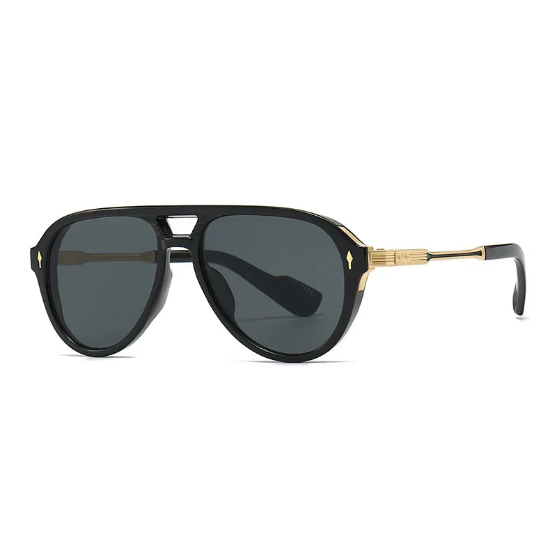 Jade Retro Aviator Sunglasses
