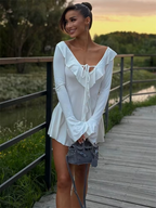 Ruffled Summer Party Mini Dress