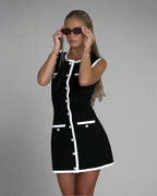 Diana Tricot Vintage Party Mini Dress
