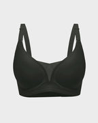 Seamless Mesh Panel Invisible Thin Bra