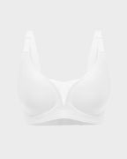 Seamless Mesh Panel Invisible Thin Bra