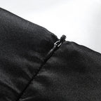 Sleeveless Satin Gown Maxi Dress - for Special Occasions