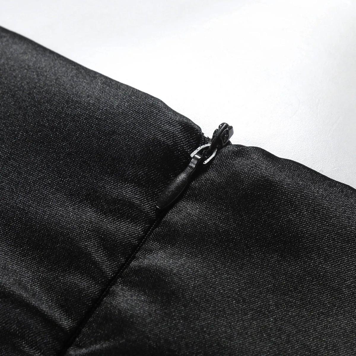 Sleeveless Satin Gown Maxi Dress - for Special Occasions