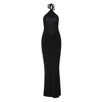Halter Neck Backless Formal Wear Maxi Dress