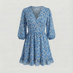 Elisa™ | Floral Puff Sleeve Dress