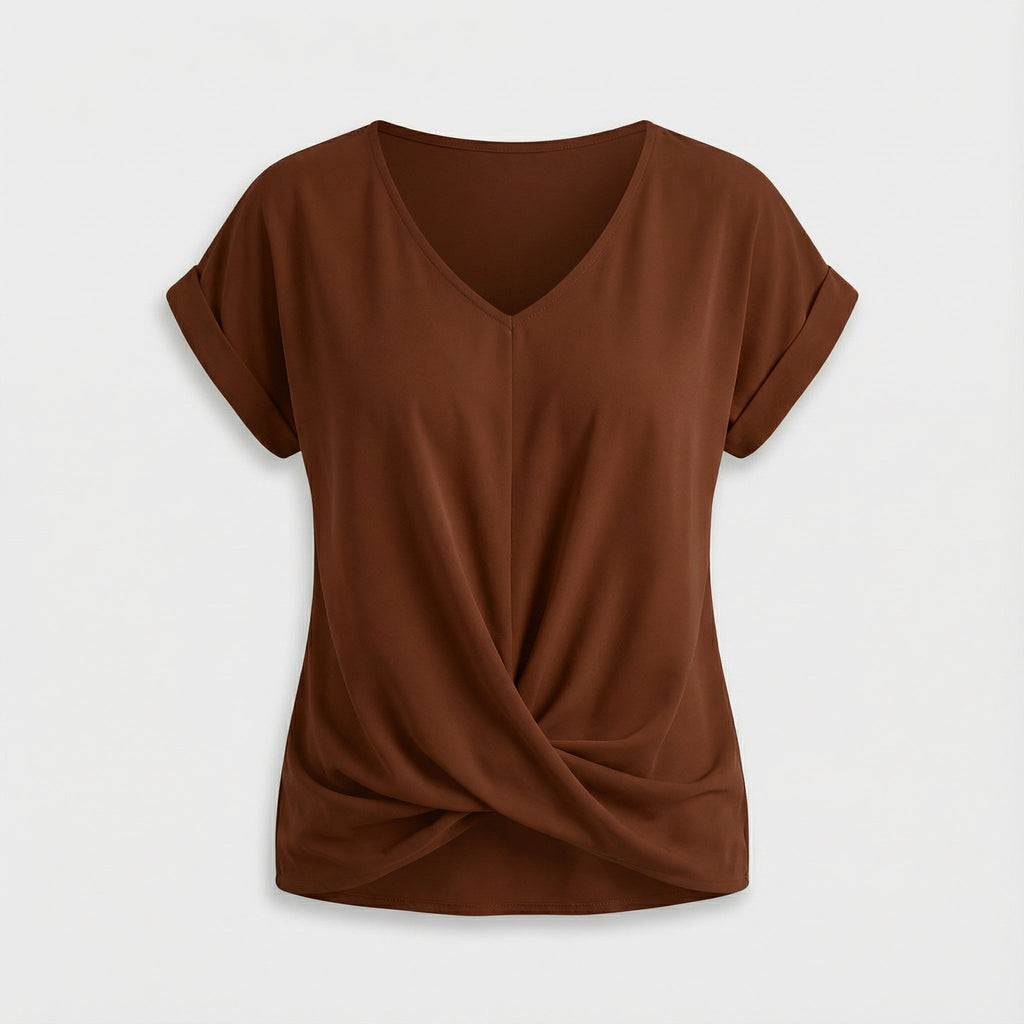Carlinda | Elegant V-neck Top