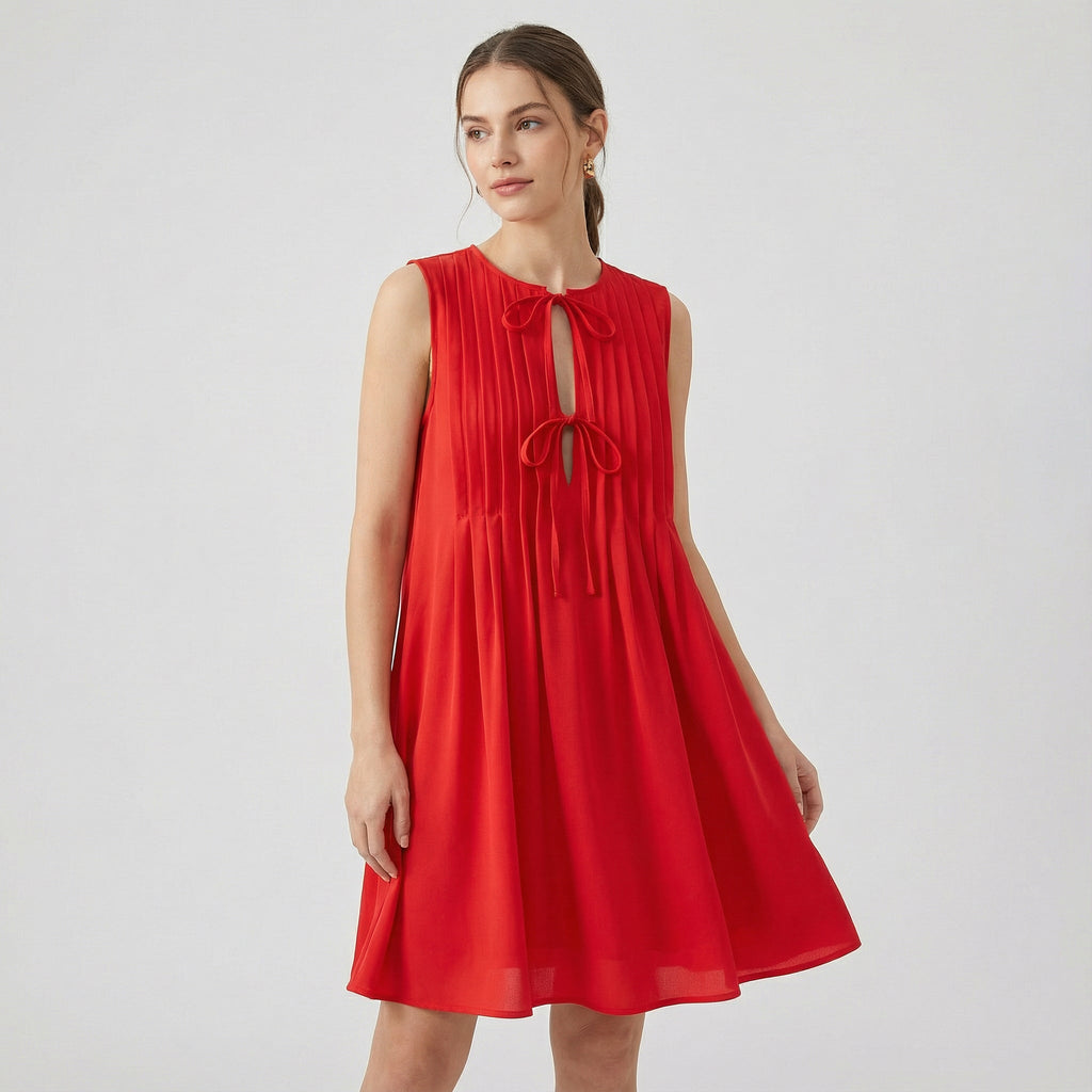 Clydette Mini Dress Oatmeal