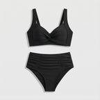 Fryderyka | Ruffled Bandeau Bikini