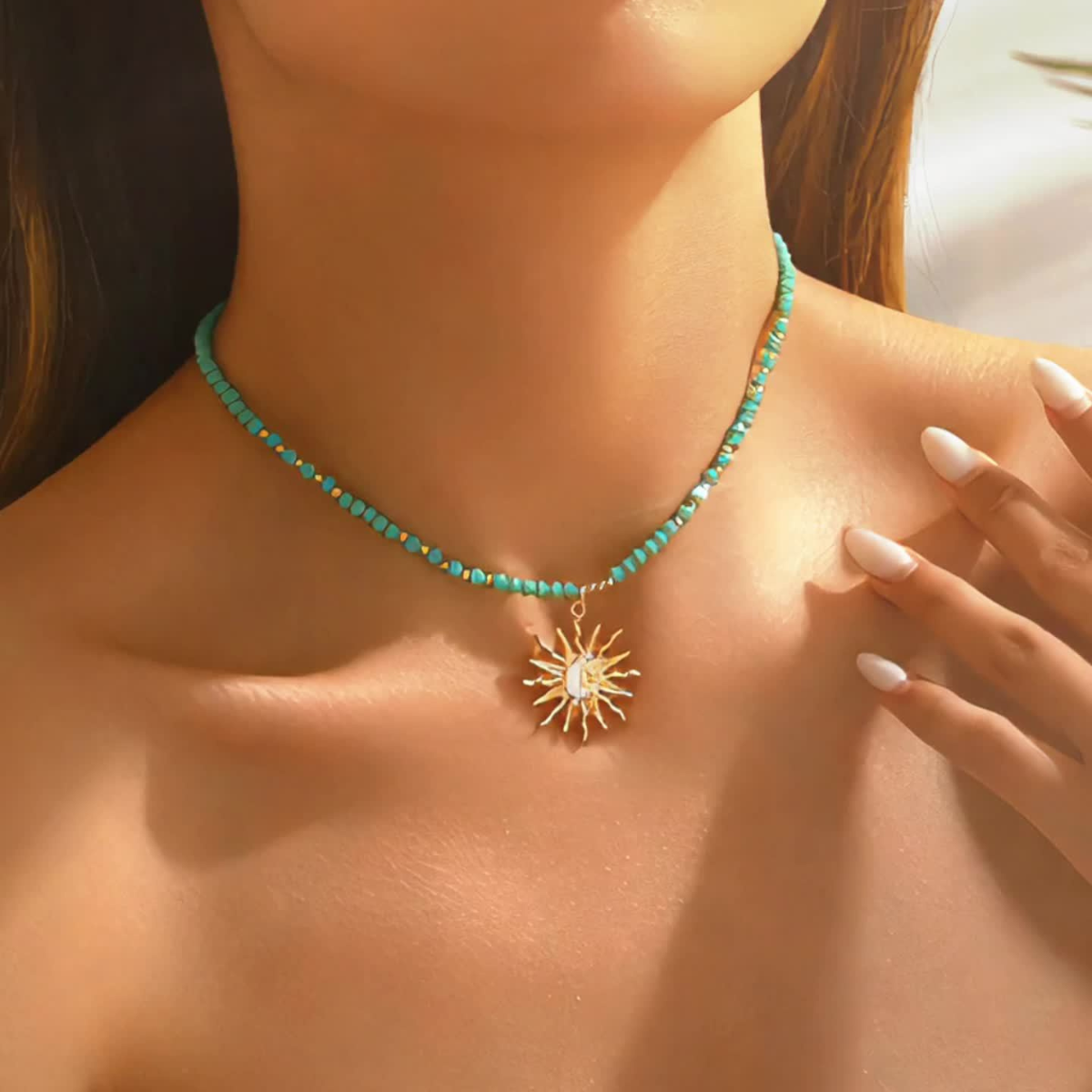Amaria | Boheiman Necklace Golden Sun
