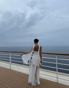 Valerie Asymmetrical Wedding Guest Maxi Dress