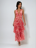 Veda Ruffle Summer Midi Dress