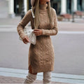 Women's A-Line Holiday Knit Sweater Dress