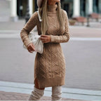 Women's A-Line Holiday Knit Sweater Dress