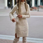 Women's A-Line Holiday Knit Sweater Dress