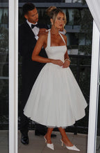 Elegant Esplendor Wedding Geust Midi Dress