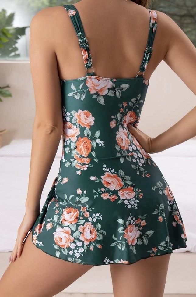 Elegant One-Piece Swimsuit with Tummy Control