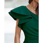 Women's One-Shoulder Formal Occasion Dress