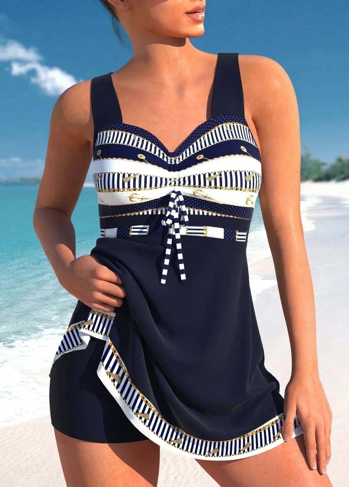 Tummy Control Tankini Set