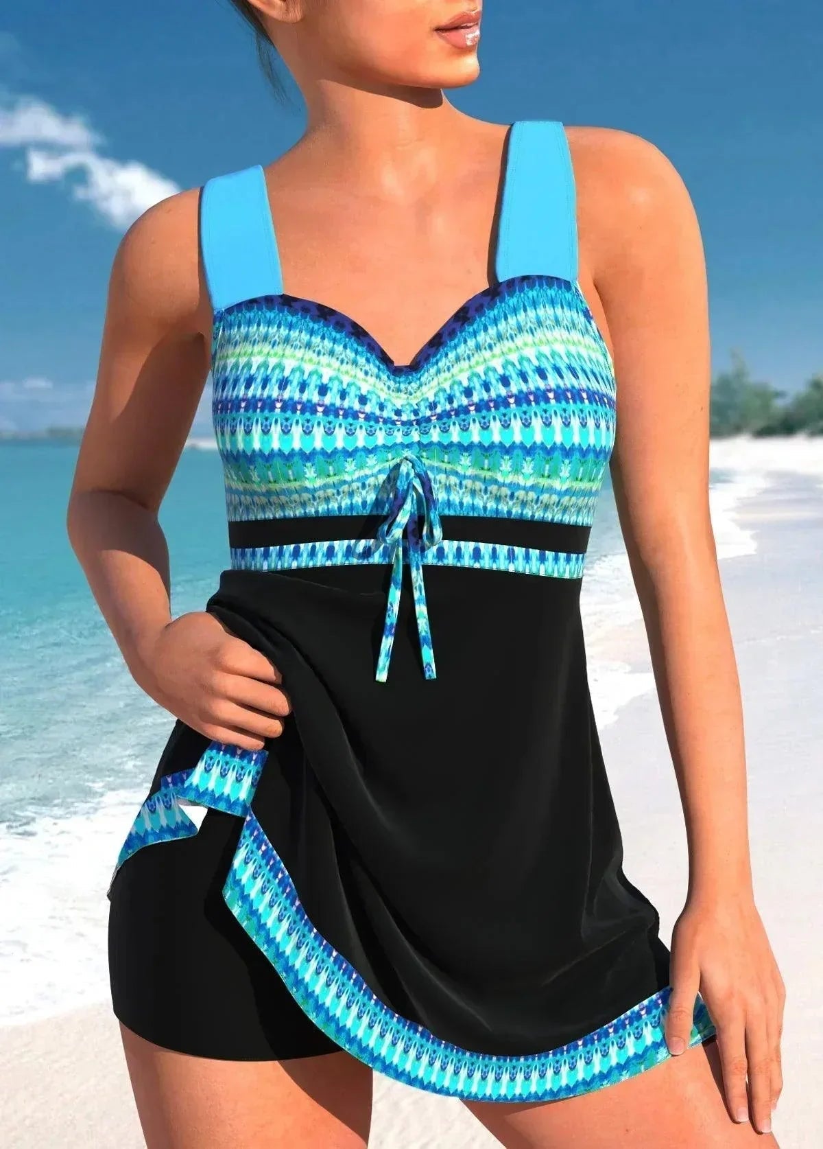Tummy Control Tankini Set