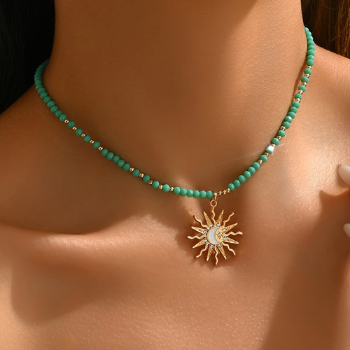 Amaria | Boheiman Necklace Golden Sun