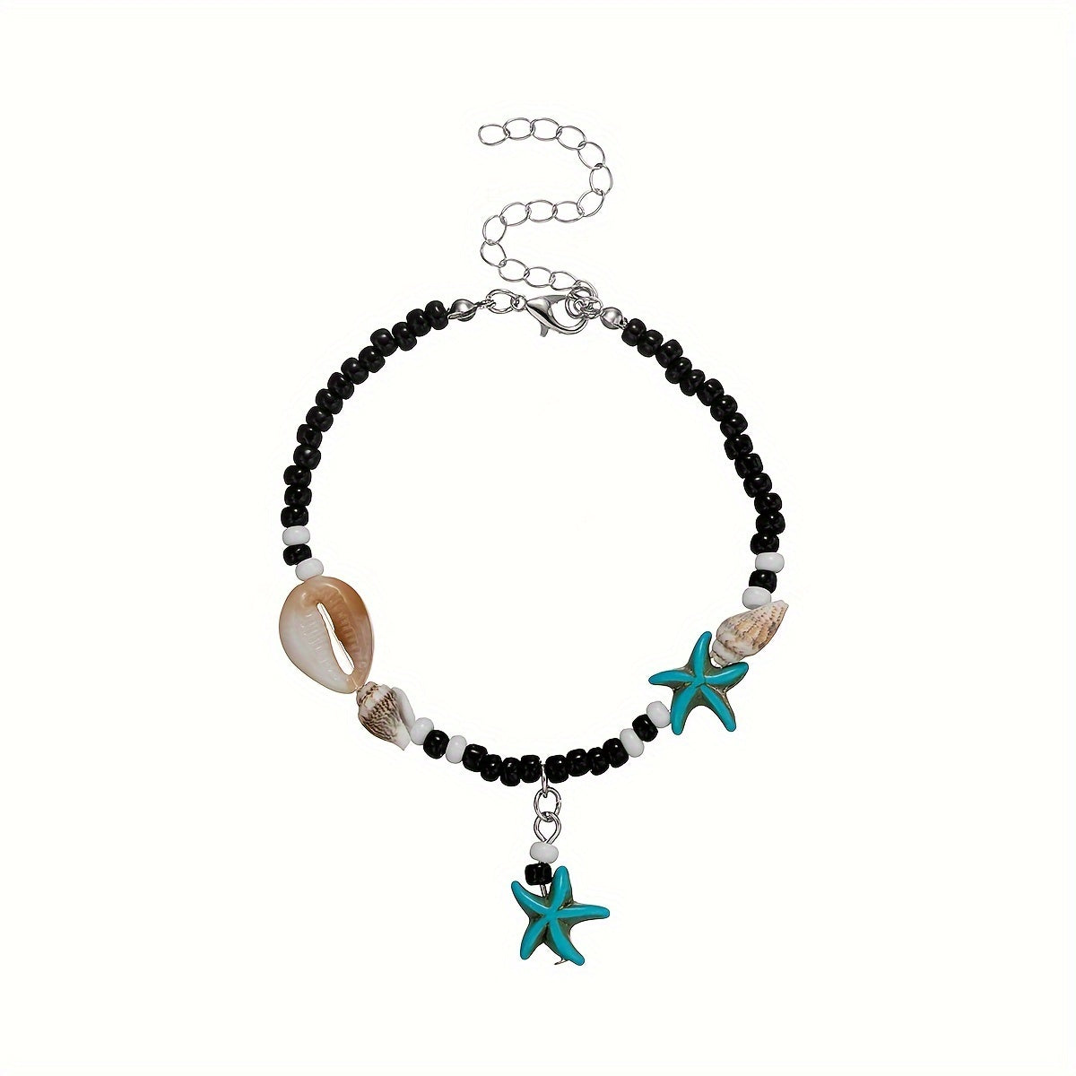 Calista | Vintage Boho Resin Starfish Anklet
