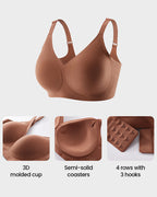Seamless Soft Comfort Jelly Strip Wireless Bra