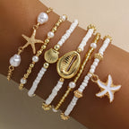 Aurelia | 6-Piece Retro Beach Bracelet Set
