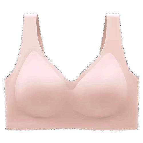 Seamless Wireless V-Neck Jelly Bra Tank Top