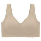 Seamless Wireless V-Neck Jelly Bra Tank Top