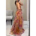 Women’s Floral Evening Maxi Dress